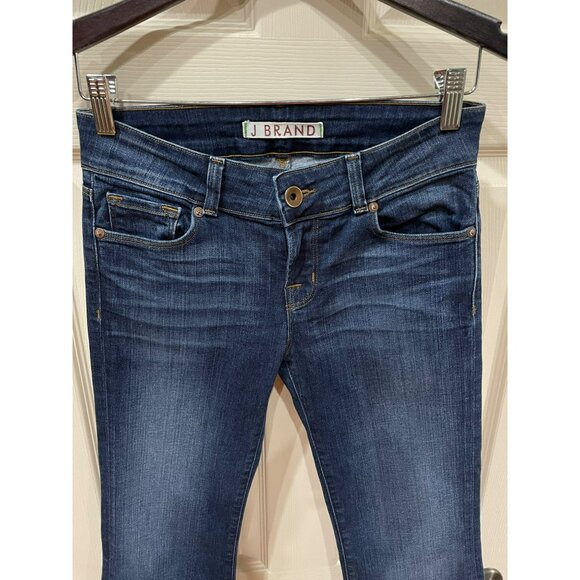 J Brand Womens Mayflower Skinny Crop Jeans Size 26 Dark Wash Cotton Blend Comfor - Picture 3 of 9